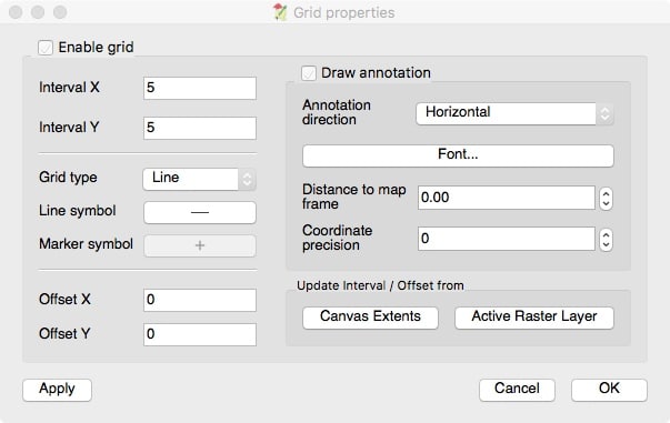 Adding Latitude and Longitude Lines in QGIS