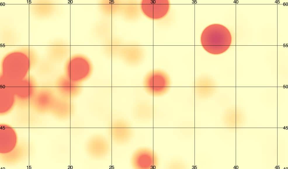 Our Heatmap in QGIS