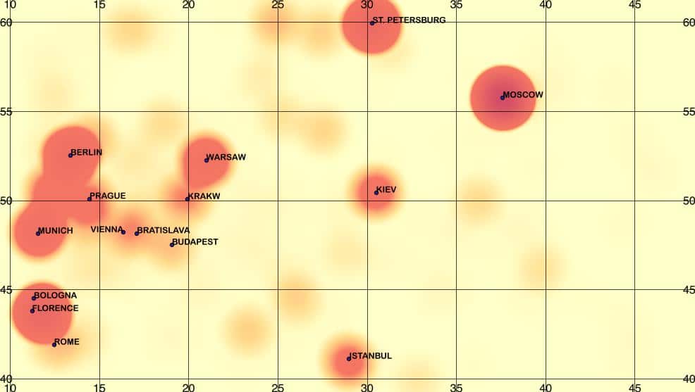 Our Final Labeled Heatmap in QGIS