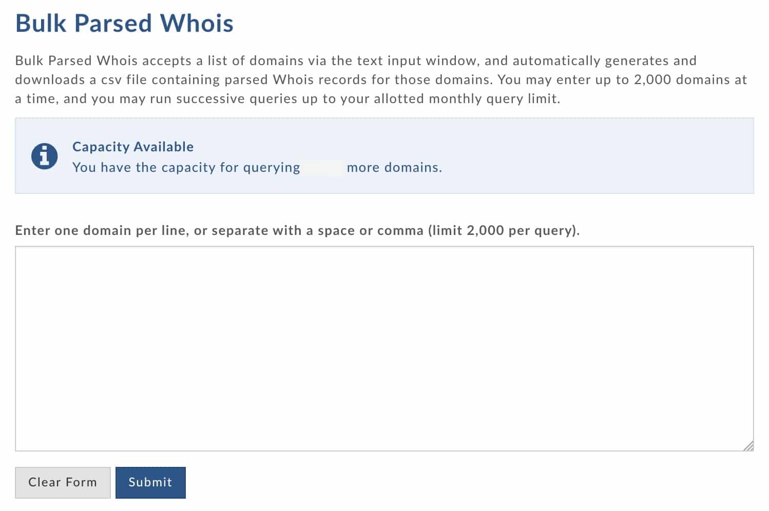 bulk-parsed.jpeg DomainTools Bulk Parsed Whois web form