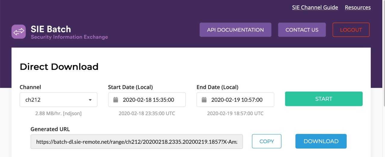 Figure6a SIE Batch Direct Download screenshot