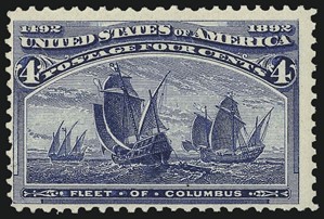 United States Fleet of Columbus postage stamp