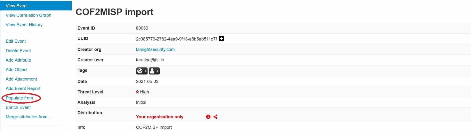 Figure4 COf2MISP import