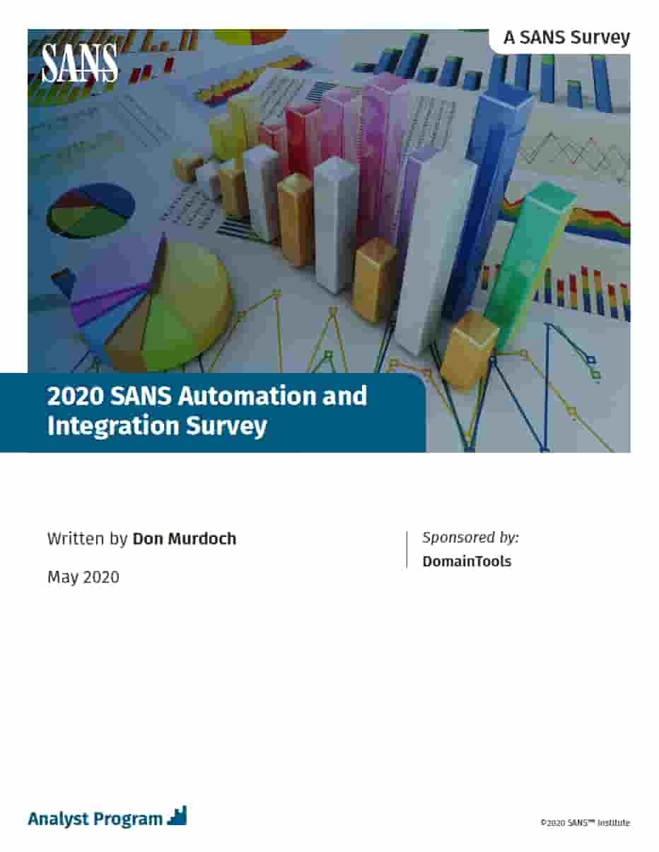 2020 SANS Automation and Integration Survey Preview