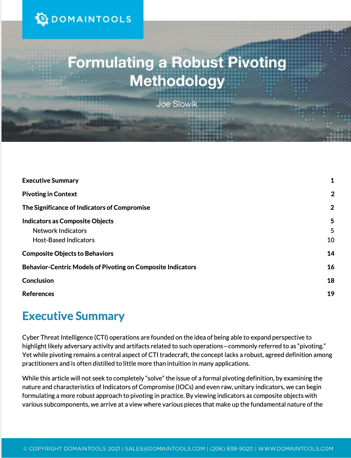 Formulating a robust pivoting methodology preview