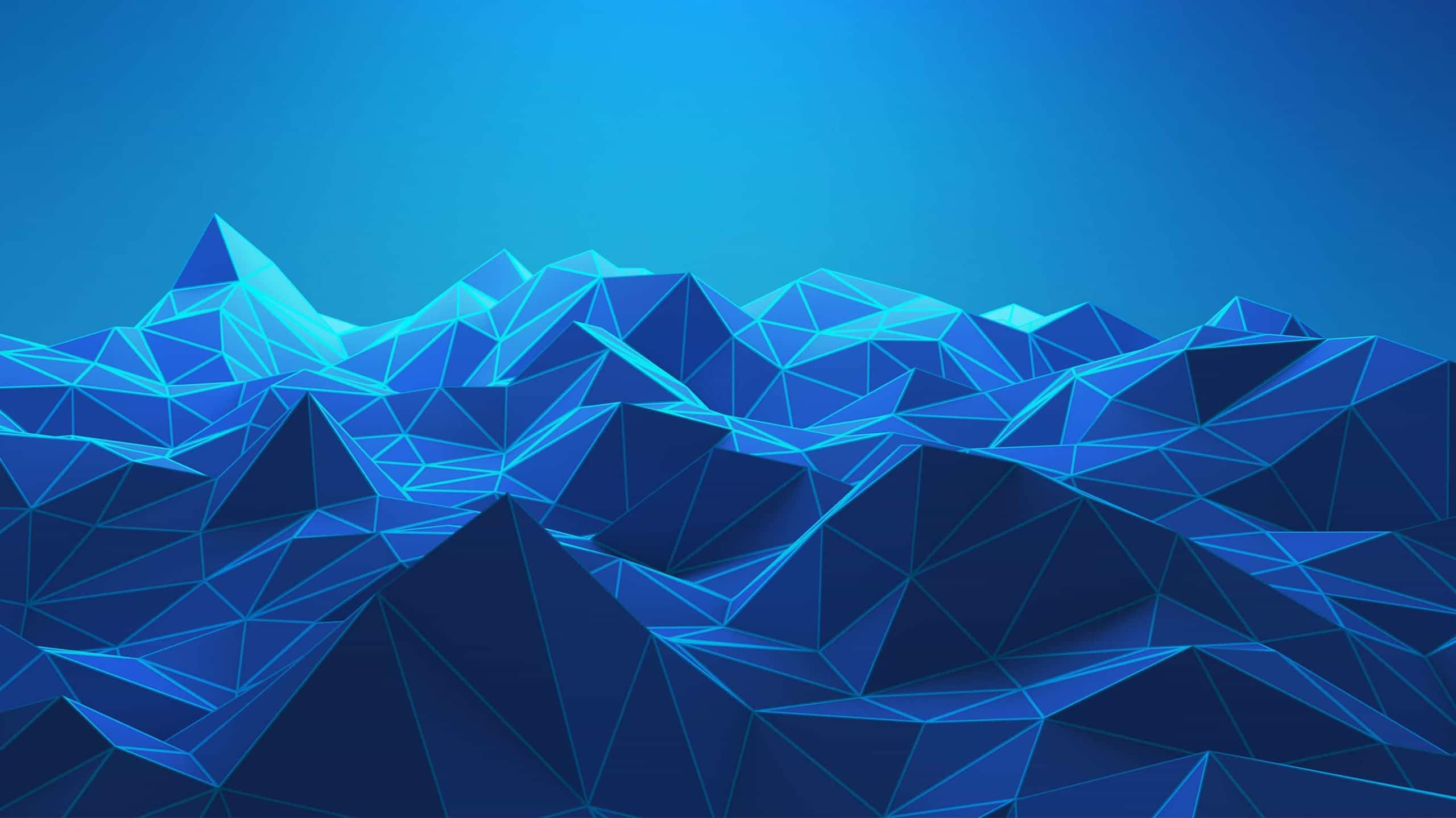 Blue background with mountainous surface