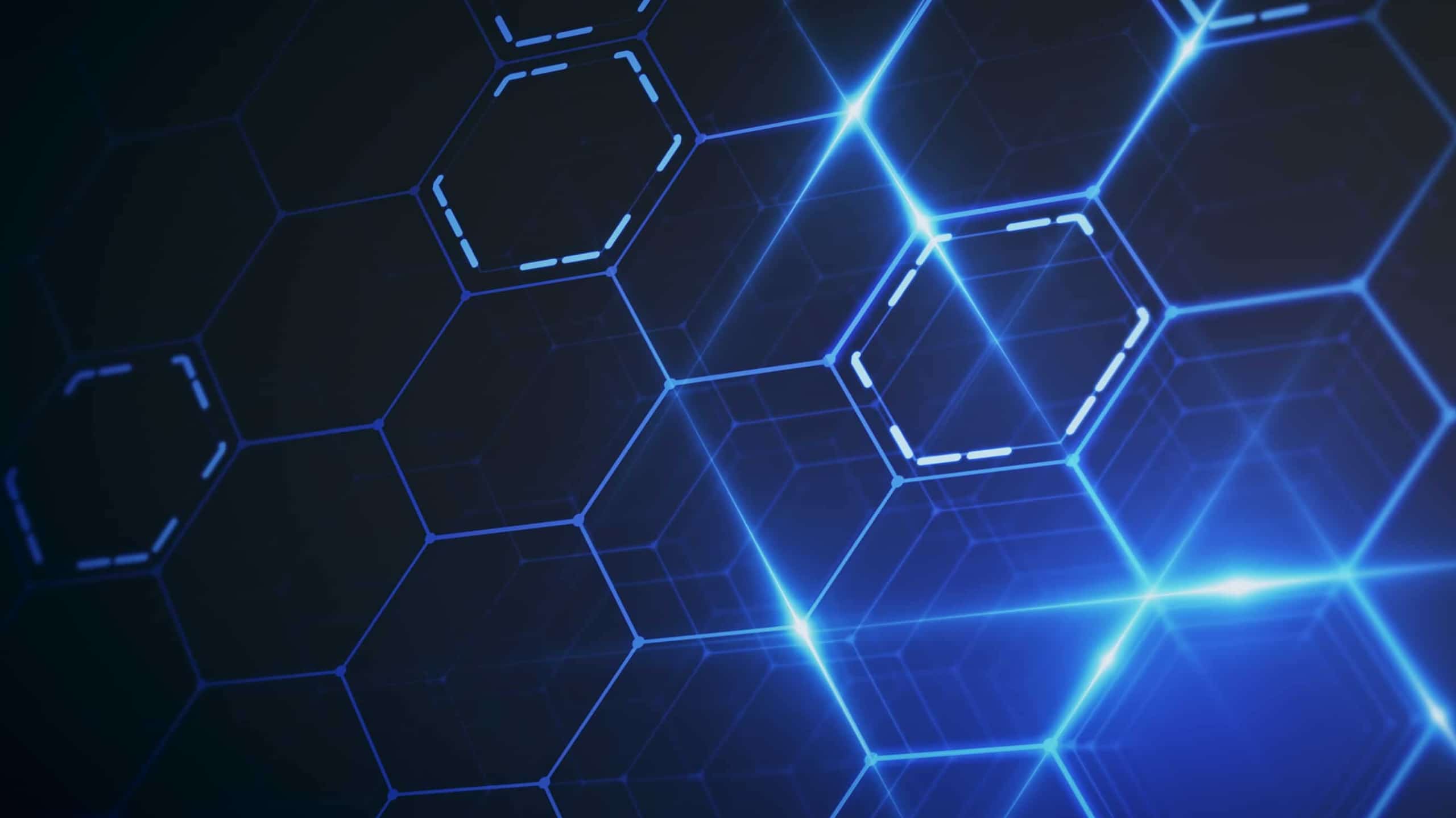 Abstract image of hexagon shapes